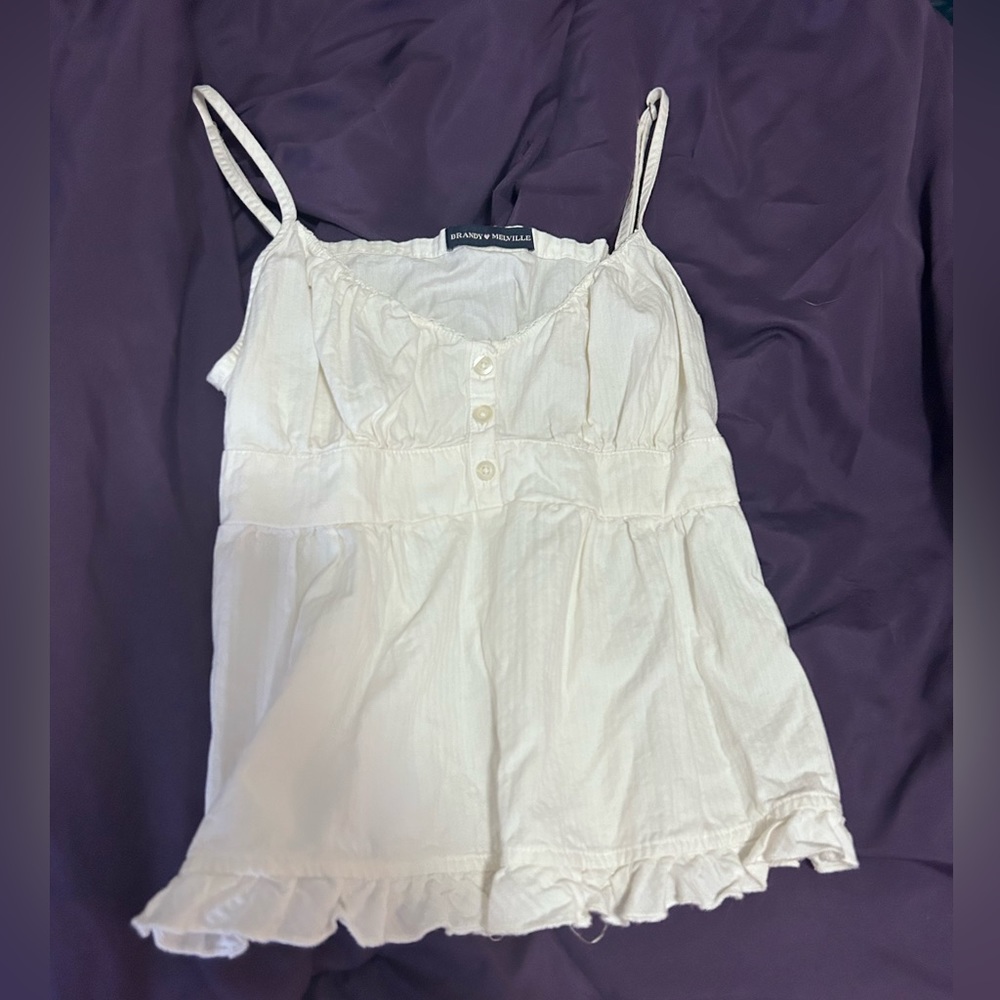 Brandy Melville White Tank Top